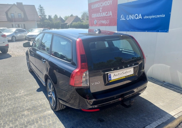 Volvo V50 cena 19900 przebieg: 210000, rok produkcji 2012 z Wysokie Mazowieckie małe 529